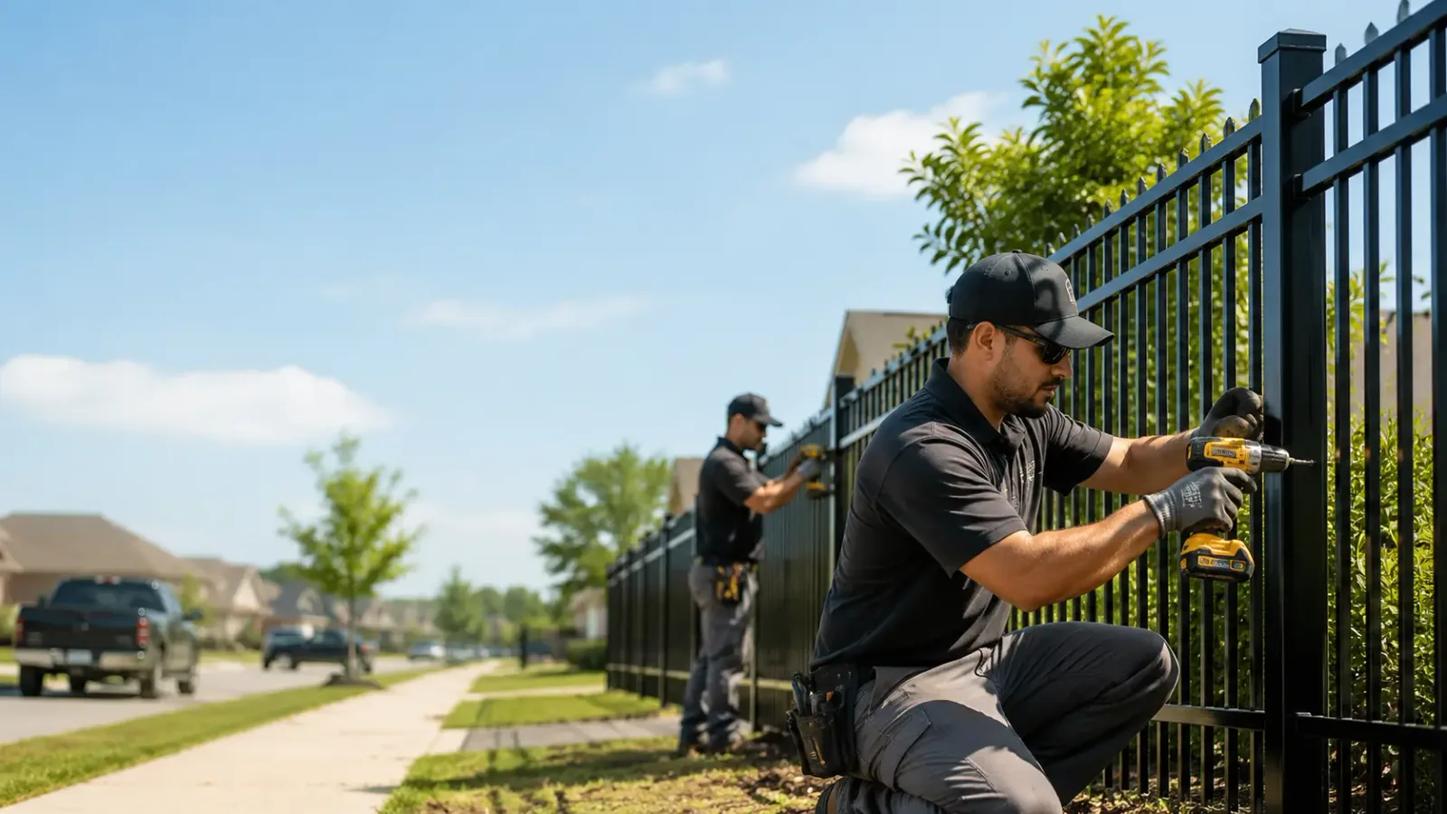 Metal Fence Installation in Eaton, IN
